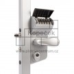 Mechanicky kódovaný zámek LOCINOX LMKQ V2 | pro hranatý profil 40-60 mm | zelená RAL 6005