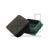Ucpávka pro sloupek | čtvercový profil 40 × 40 mm | černá