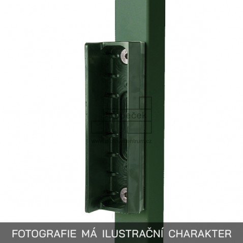 Plastový doraz zámku LOCINOX SMKL | pro hranaté profily od 40 mm | zelená RAL 6005
