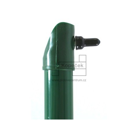 Plotová vzpěra PRIMA poplastovaná 2250 mm | kruhový profil Ø 38 mm | zelená RAL 6005
