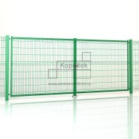 Brána BRAVO 3D 3500/1230 mm | Zn+PVC | zelená