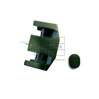 Příchytka 3D pro sloupek 60 × 60 mm | PVC | zelená