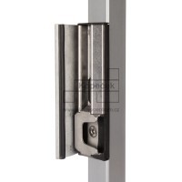 Bezpečnostní doraz zámku SHKL | profil 40-60 mm | stříbrný