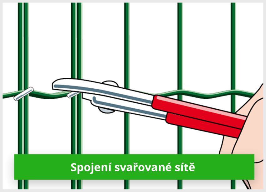 Spojení svařované sítě Pantanet/Fortinet