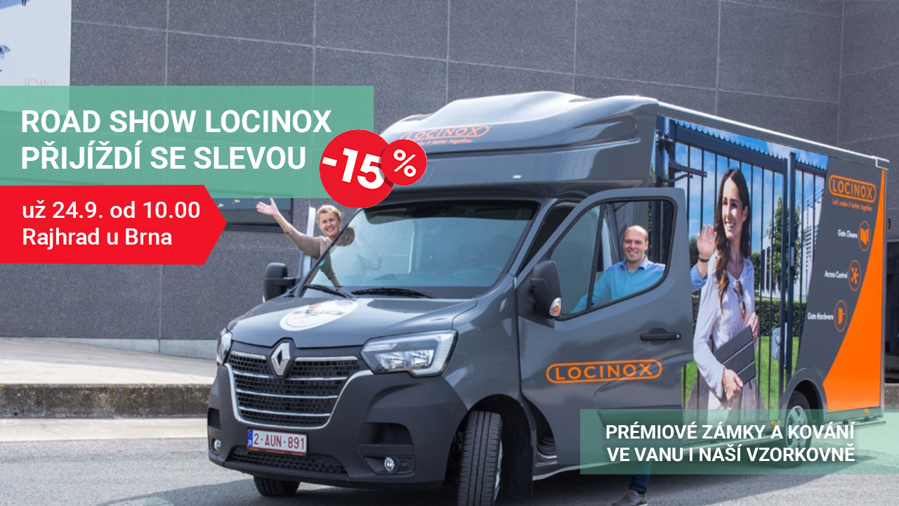 Pojízdný showroom LOCINOX Roadshow