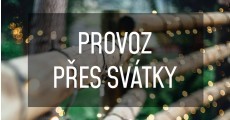 EXPEDICE OBJEDNÁVEK A PROVOZ PRODEJEN NA KONCI ROKU