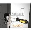 Zadlabávací zámek do profilu LOCINOX FORTYLOCK | pro hranaté profily od 40 mm