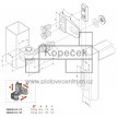 Pant LOCINOX GBMU4D16-2 pro průmyslové brány | délka 110 mm