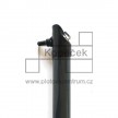 Plastová koncovka na plotovou vzpěru | Ø 48 mm | černá