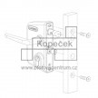 Průmyslový zámek LOCINOX LAPQ U2 | pro plochý profil 10-30 mm | zelená RAL 6005