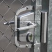 Průmyslový zámek LOCINOX LAKQ U2 | pro hranatý profil 100-120 mm | stříbrná ALUM
