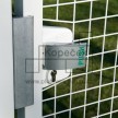 Panikový zámek LOCINOX LPKQ U2 s madlem PUSH | pro hranatý profil 40-60 mm | stříbrná ALUM