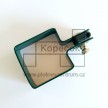 Objímka koncová pro sloupek bez děr | čtvercový profil 60 × 60 mm | poplastovaná | zelená RAL 6005