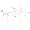 Adaptér RAIL-FIT pro montáž kolejničky na svislou výplň