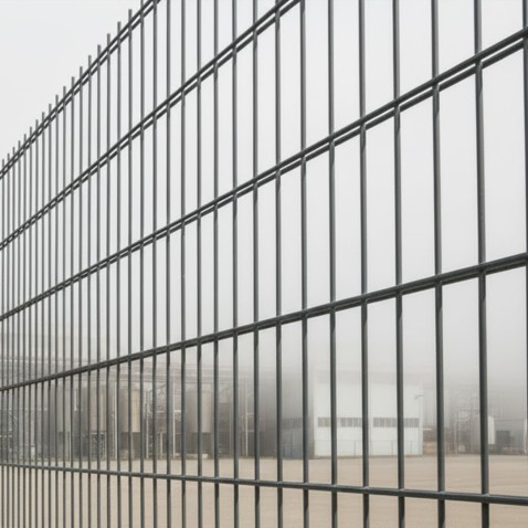 Svařovaný plotový panel BRAVO 2D SUPER poplastovaný 1430 mm | antracitová šedá RAL 7016 | oko 50 × 200 mm | drát 2 × 8,0 mm / 6,0 mm