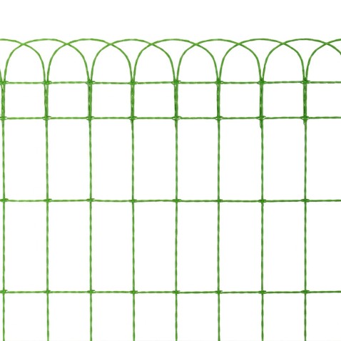 Dekorační pletivo DEKOLUX poplastované 250 mm | zelená RAL 6005 | oko 150 × 90 mm | drát 3,0 / 2,5 mm | role 25m