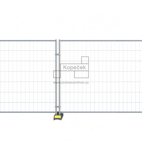 Mobilní plotový panel F2 pozinkovaný | 3455 × 2000 mm