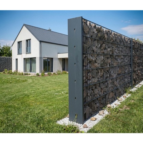 GABION sloupek, ohýbaný, RAL 7016, 190x1640mm