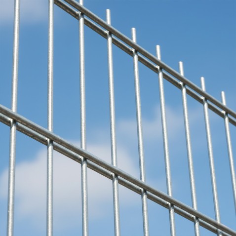 Svařovaný plotový panel BRAVO 2D pozinkovaný 1630 mm | oko 50 × 200 mm | drát 2 × 6,0 mm / 5,0 mm