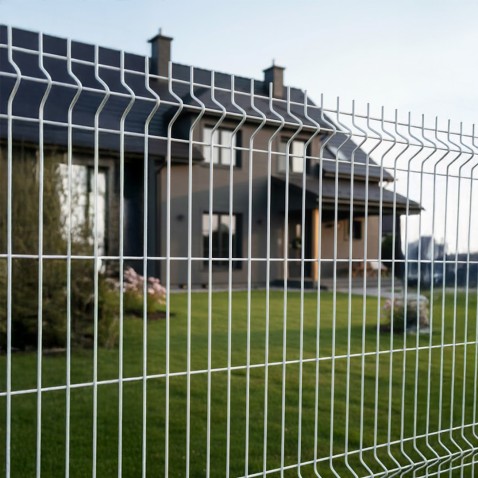 Svařovaný plotový panel BRAVO 3D pozinkovaný 2030 mm s vodorovným prolisem | oko 50 × 200 mm | drát 5,0 mm