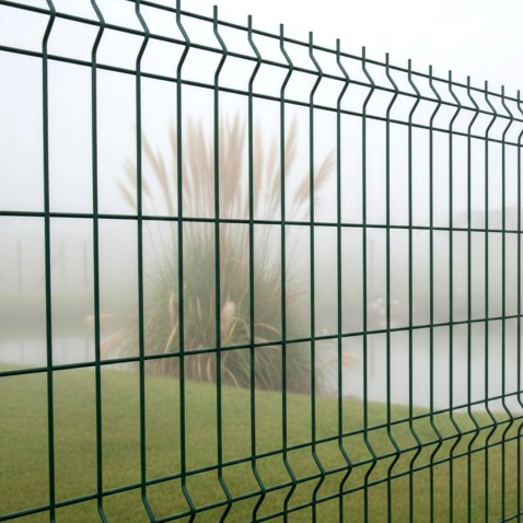 Svařovaný plotový panel BRAVO 3D poplastovaný 2030 mm s vodorovným prolisem | antracitová šedá RAL 7016 | oko 50 × 200 mm | drát 5,0 mm