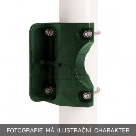 Plastový doraz zámku LOCINOX SAKL pro zahradní branky | pro kulatý profil 60 mm | zelená RAL 6005