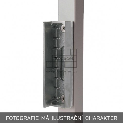 Plastový doraz zámku LOCINOX SMKL | pro hranaté profily od 40 mm | šedá RAL 7040