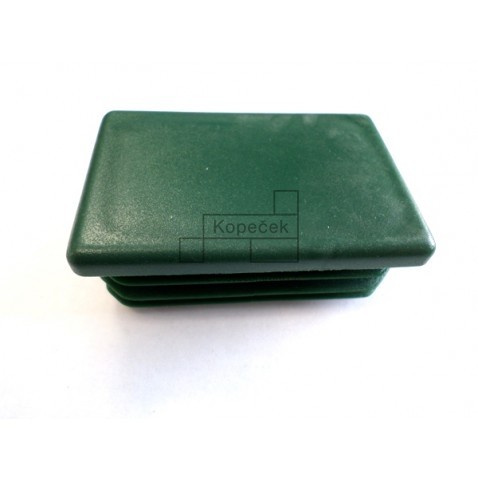 Ucpávka pro sloupek | obdélníkový profil 60 × 40 mm | zelená