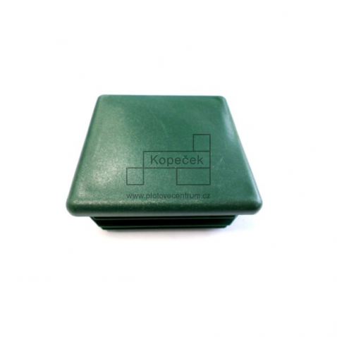 Ucpávka pro sloupek | čtvercový profil 60 × 60 mm | zelená