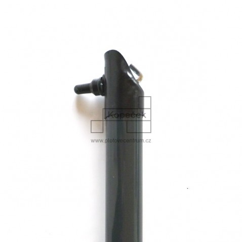 Plotová vzpěra PRIMA poplastovaná 1750 mm | kruhový profil Ø 38 mm | antracitová šedá RAL 7016