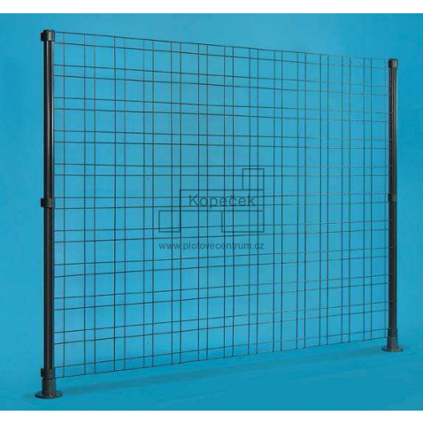 Dekorační panel ZENTURO poplastovaný 1250 mm | antracit | drát 4,15 / 5,0 mm