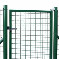 Jednokřídlá branka FORTINET poplastovaná 1000/750 mm | zelená | výplň svařovaná síť Fortinet Super | oko 50 × 50 mm