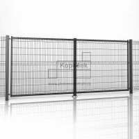 Brána BRAVO 3D 3500/1230 mm | Zn+PVC | antracitová šedá