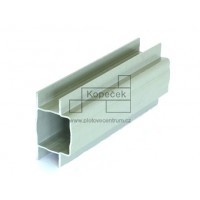 Držák podhrabové desky se zámkem | 60 × 60 mm | PVC
