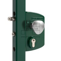 Elektrický zámek LEKQ U4 s funkcí FAIL OPEN | profil 40 mm | zelený