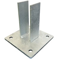 Patka sloupku na podezdívku | 60 × 60 mm | Zn
