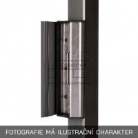 Doraz zámku SAKL | profil 40-60 mm | antracitový šedý