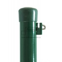 Tenisový sloupek 3750 mm | ø 60 mm | Zn+PVC | zelený