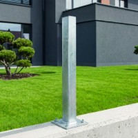 Sloupek BRAVO s patkou 60/60/2050 Zn - bez děr